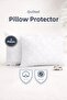100% Cotton Quilted 2-Piece and 4-Piece Pillow Mattress Protector Cover (50X70 cm)