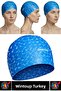 # Comfortable, Flexible, Soft Pool and Sea Swimming Cap, Slippery Inner Surface, Stylish Waterproof Hair Cap, Double Set - 2