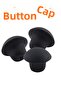 Klc Matte Black Metal Knob Handle - Round Furniture, Kitchen, and Drawer Handle - 2