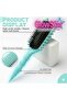 Professional Curl Defining Purple Hair Brush Easy Combing Magic Curl Wavy and Curly Hair - 5