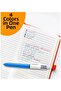 4 Colors Ballpoint Pen 1 Piece Four Colors Ballpoint Pen Light Blue Light Green Pink Purple Push-Down Spring O - 3