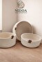 3-Piece Cream Jute Rope Basket Oval Special Design Multi-Purpose Organizer - 2