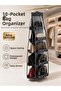 Luxury Premium Leopard 10-Pocket In-Cabinet Bag Shoe Organizer - 4