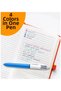 4 Colors Ballpoint Pen 1 Piece Sun Four Colors Ballpoint Pen Yellow Orange Pink Purple Push Spring Auto - 4