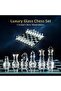 Premium Series Crystal Glass Chess Set Ultra Quality Vip Transparent Production Prestigious Luxury Collection Set - 6