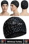 # Comfortable, Flexible, Soft Swimming Cap for Pool and Sea, Slippery Inner Surface, Very Stylish, Ear-Waterproof Hair Cap. - 2
