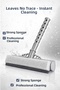 Camsil One-Step Cleaning Professional Glass Cleaning Apparatus with Non-Marking Gray Sponge