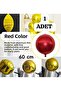 (1 Piece) Large Size Red Globe Foil Helium Balloon, Birthday Balloon, Red Party Balloon 60cm