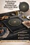 Thermochromic Silicone Induction Cooker Protector Heat Resistant Non-Slip Mat - 1 Pc