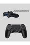 وحدة تحكم لاسلكية بلوتوث لجهاز PS4 مع محرك مزدوج باللون الأسود - 4