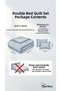 Double 100% Cotton Satin Duvet Cover Set |   Premium Series |   8 Color Options (200X220) - 7