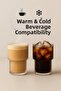 6-Piece Origami Glass Model - Borosilicate Cold Coffee Cocktail Soft Drink Cup 300 ml Gift Straw Set - 4