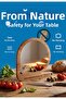 Double-Sided Presentation and Cutting Board with Steel and Wood Surface - 4