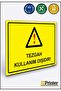 Counter Is Out of Use! Isg Warning Sign Dekota 35X50 cm
