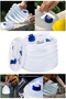 Accordion Canister 10 Lt Lightweight and Portable Practical Use for Outdoor Equipment Camping, Picnic