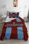 Champion Fan Burgundy Blue Single Pique Bedspread Set Children's Room Piqué Bedspread - 2