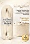 Macramé Rope, Multi-Purpose Rope, 10 Meters, Cord Kaytan Woven Rope, Basket Rope, Swing Rope, placemat, mat, - 2