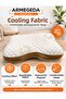 Anti-Snoring Ergonomic Visco Pillow – Cooling Knitted Fabric – 55X40X12 cm