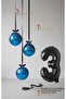 Navy Blue Set - Navy Blue Globe Balloon - Navy Blue Number Balloon - Globe Foil Balloon Navy Blue Set 1 Year Old