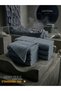 Hairdresser's Towel 50X90 Microfiber |   Anthracite+Barber+Hairdresser+Fitness+Towel - 4