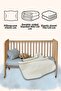 Baby & Child Sleeping Set – 3-Piece Pique Set 70X120 cm (Elastic Sheet, Cover, Pillowcase)