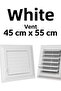 White 45 X 55 cm Ventilation Grille Bathroom Ventilation Grille Wc Chimney Cover Toilet Ventilation Grille Plastic Shutter