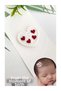 April 23 Newborn Baby Hairpin Handmade Leopard Heart Pattern Clip Hairless Baby Hairpin Baby Gift - 2