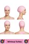 # Bone Flexible Silicone Pool and Sea Waterproof Large Size Hair Cap Ear Nose Plug Stylish Special Set - 2
