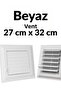 White 27 X 32 cm Ventilation Grille Bathroom Ventilation Grille Wc Chimney Cover Toilet Ventilation Grille Plastic Shutter