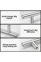 192 mm Metal Furniture Handle – Kitchen Cabinet Drawer Handle, Modern Decorative Handle Set (10 Pieces) Inox - 4