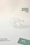 Double Walled Glass Mug 200 ml – Heat Resistant Transparent Coffee Cup - 2