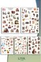 144 Pieces Vintage Book & Aesthetic Sticker Set - Decorative Labels for Planner, Notebook, Laptop, Scrapbook - 2