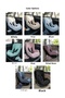 Baby Car Seat Cover 4 Layers Muslin Elastic 100% Cotton Organic Black Car Seat Cover - Baby Car Seat Accessory - 8