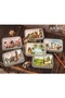 D6-50 Pieces of World Travel Pet Stickers (Metal Box) - 2