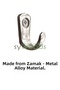 Small Hanger Nickel Decorative Single Jewelry Hanger Accessory 10 Pieces - 5
