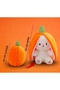 Zippered Carrot Rabbit Plush Toy 20cm Furry Rabbit Gift Soft Friend - 2