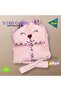 Baby Bathrobe - 100% Organic Baby Bathrobe with Premium Rabbit Figure, Ultra-Absorbent Terry Cloth Inside and Out - 3