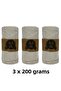 3 Pieces of Slim Supra Thread 200 Grams Waxed Thread 3X200 Grams (Total 600 Grams)