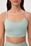 Mint Back Window/Cut Out Detailed Supportive/Shape-Enhancing Strap Knitted Sports Bra Thmss25Ss00010 - 5