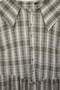 Multi-Colored Plaid/Checkered Mini Textured Fabric Woven Plus Size Dress Tbbss26Ah00171 - 5