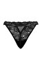 Siyah Dantelli Düğmeli Askılı Kapsız Külotlu Babydoll/Fantezi Gecelik TBBSS26DH00005 - 8