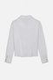 White V-Neck Shirt with Pencil Skirt Tdrss26Go00061 - 5
