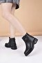 Fncy 6008 Black Zippered Women's Boots - 3