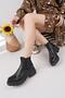 D25Kb 1660 Black Genuine Leather Zippered Women's Boots - 3