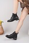 D25Kb 8515 Black Genuine Leather Women's Boots - 3