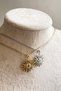 Steel Sun Necklace with Moon and Star Detail - 4