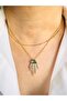 Steel Zircon Stone Separate Wearable Gold Combination Necklace 45 cm - 7