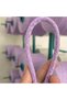 Cord Rope Cotton 6-7 mm 45-50 Meters 1 kg Rope - Lilac - 2