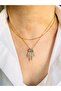 Steel Zircon Stone Separate Wearable Gold Combination Necklace 45 cm - 7