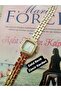 Rachel Model Special Design Women's Wristwatch - Gold Color Case - Gold Chain Strap